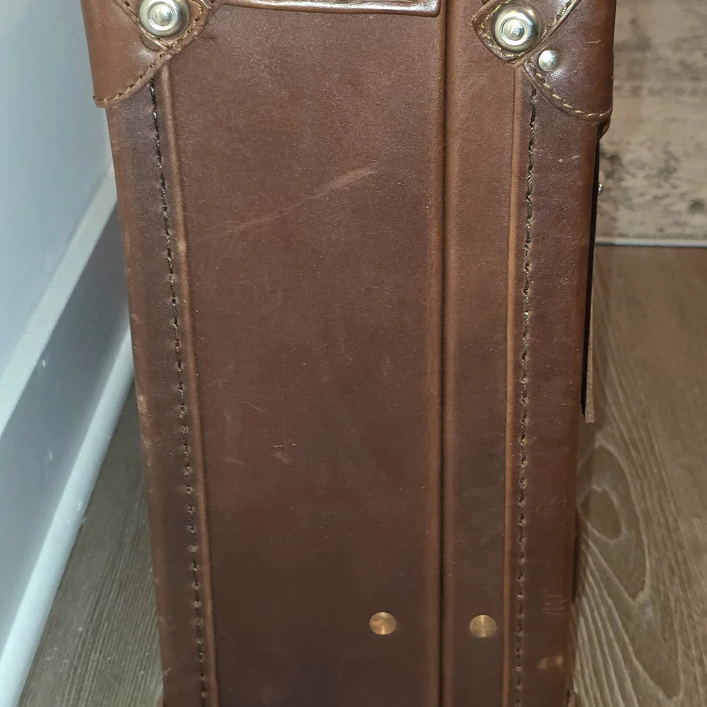 2015 Saddleback Leather Suitcase (hard sided, well traveled)